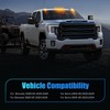 LUDARM LED Cab Roof Light Compatible with Silverado Sierra 2500HD