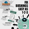 BushingFix RX1Kit Transmission Shift Linkage Repair Kit, Automatic Transmission Shift