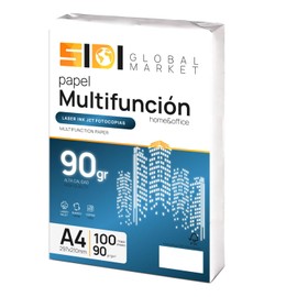 A4 Paper 90g A4 Printer Paper Folios for School, Work or Private, A4 Sheets for Copiers and Multipurpose, A4 Paper, Extra White, Sidi (100 h, 90 g)