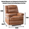 Imperius Clear Thick Heavy Duty Water Resistant Armchair/Recliner Cover,Waterproof Plastic