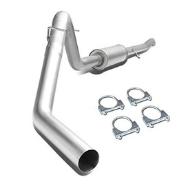3 Inches OD Exit Catback Exhaust System Compatible with Dodge Dakota 3.7L V6 08-12