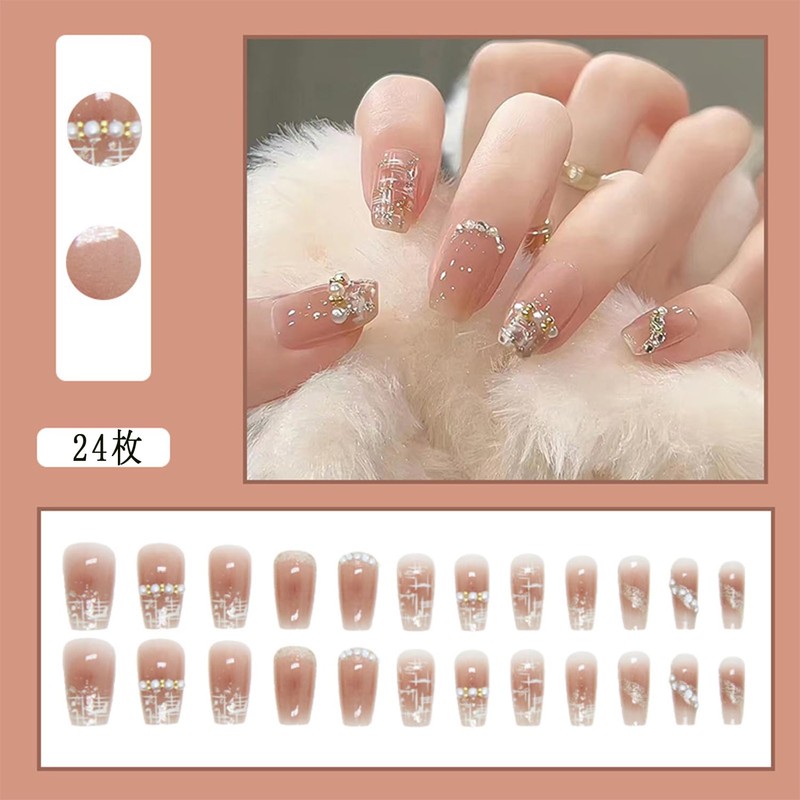 XUZOO Nail Tip, 3D Fiddle, Short, Long, Cute, Stylish, Popular,