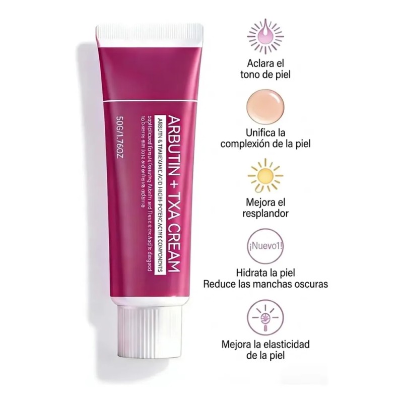 Crema Facial Despigmentante Con Ácido Tranexámico Y Arbutina
