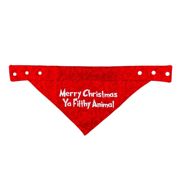 Uptown Pup Co. Merry Christmas Ya Filthy Animal Double Sided