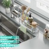 HapiRm Sponge Holder for Kitchen Sink - Self-draining Sink Caddy
