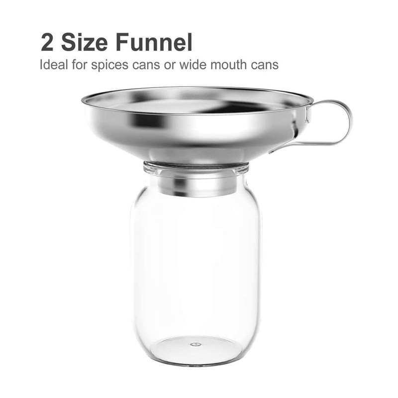 Canning Funnel Wide Mouth Canning Funnel with Handle for Wide