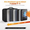 Nacial 5200℉ Fireproof Document Box with Lock, Expandable Document Organizer,