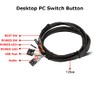 Diyeeni Computer On/Off Switch, PC Power Button Start Button with
