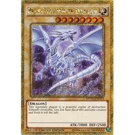 Yu-Gi-Oh - Blue-Eyes White Dragon - MVP1-ENGV4 - Gold Secret Rare - Limited Edition - the Dark Side of Dimensions Movie Pack Gold Edition (Limited Edition)