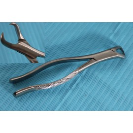 German Stainless Dental Tooth EXTRACTING Forceps NO 23 Cow Horn Lower Molar