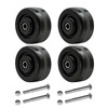 4" x 2" Industrial Casters, Phenolic Wheels-High Temperature Resistance: -50f