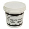 Glass Pro Stained Glass Lead Cement Putty Black 1/2 PINT