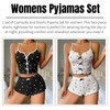SamHeng Sleeveless Pyjamas Set for Women Heart Print Summer Cami