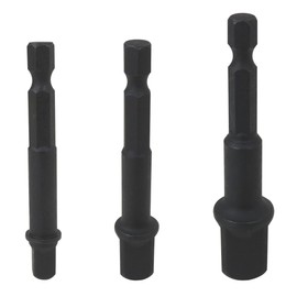 BGEHHCY New 3pcs/Set,1/4", 3/8", 1/2" Impact Driver Socket Adapter Set Fit for DeWalt DW2541IR, DW2542IR, DW2547IR