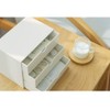 Lunmore 3-Drawer Vanity Organizer, Compact Storage Organization Drawers Set for