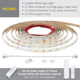 Armacost Lighting RibbonFlex Pro 24-Volt White CCT Tunable LED Tape Light 16.4 ft 165230