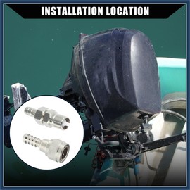 INFINAUTO 5/16" Boat Fuel Connector Male Female and Locking Nut for Tohatsu for Nissan 2/4-Stroke Outboard 5-90HP Engine/Marine Boat Motor Fuel Tank Connector/Stylish Design