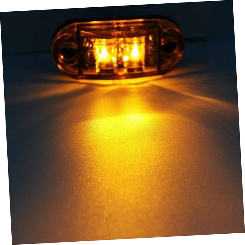 ULTECHNOVO 8pcs Led Side Marker Light Indicator Lamp for Trailer