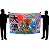 Great catch flag 120 x 180 cm Seven Lucky Gods