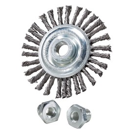 Mercer Industries 186010B - 4" x 3/16" x 5/8"-11 Stringer Bead Wire Wheels, .020 Carbon Steel Wire (10 pack)