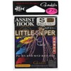 Gamakatsu Assist Hook Little Sniper (Double) Luminous Pink/Silver GA039 S.
