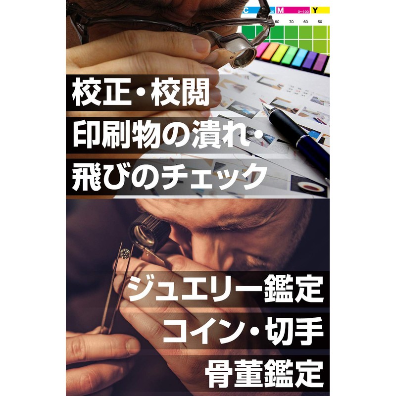 Phoenix Folding Portable Loupe (10x Magnification & 20x Magnification), 2