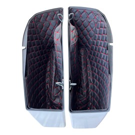 COKTNNI Saddlebag Liners Carpet Insert Fits for 2024 Road Glide Street Glide CVO Road Glide CVO Street Glide CVO Road Glide ST (red)
