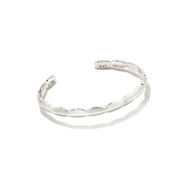 Kendra Scott Brooke Cuff Bracelet in Rhodium-Plated Brass, Fashion Jewelry for Women