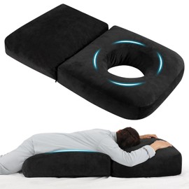WOODWORD Pregnancy Pillow for Stomach Sleepers, Pregnancy Massage Pillow