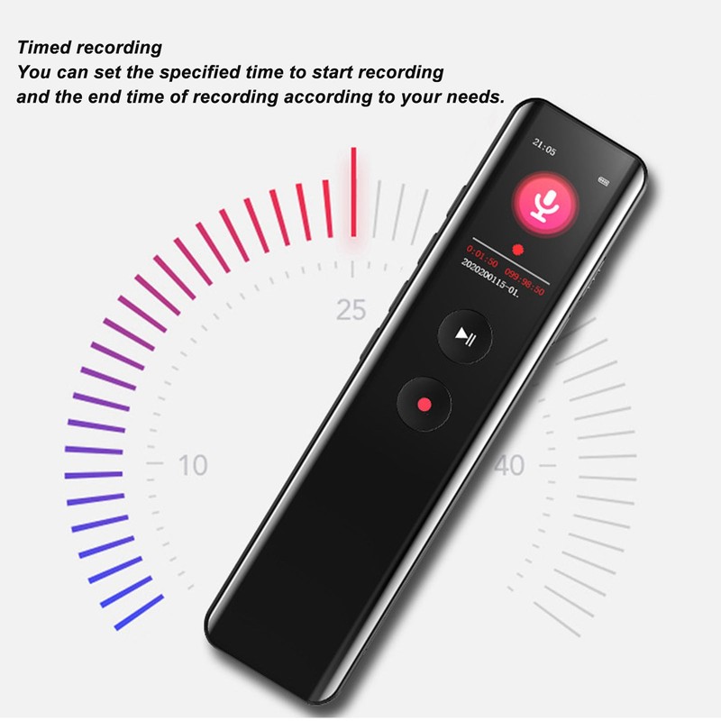 Digital Voice Recorder with Speaker Bluetooth 5.0 Intelligent Noise Reduction