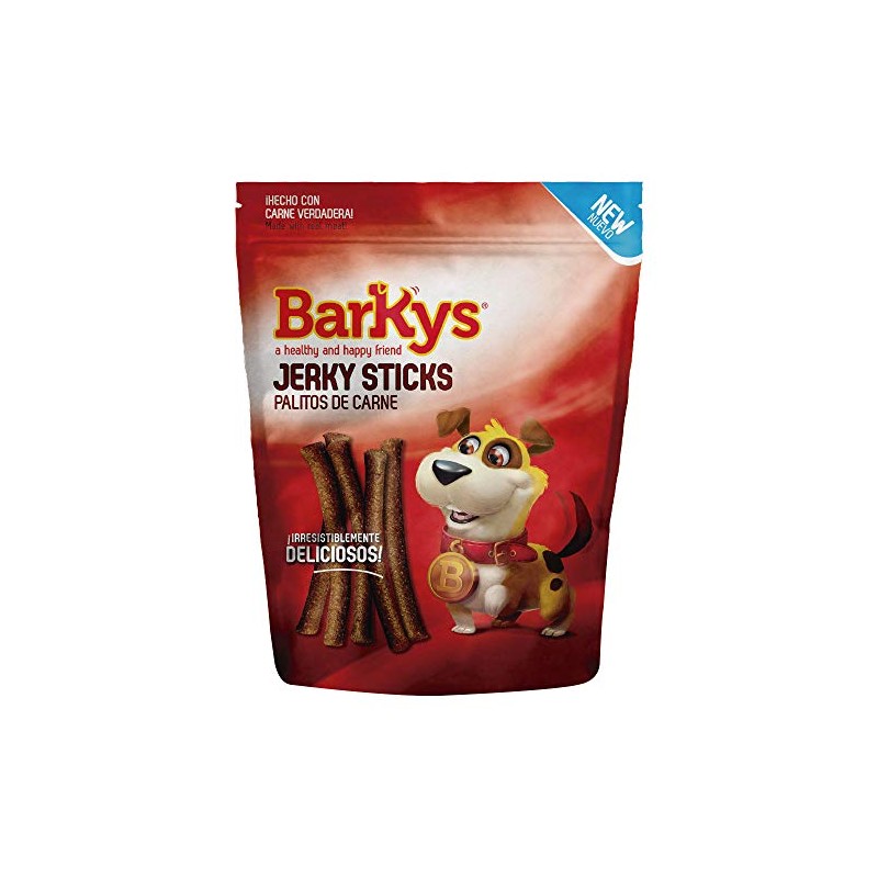 Barkys 80136100614 Jerky Sticks Palitos de Carne 1 kg, 1