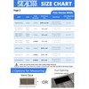 SEAL360 Magnetic Vent Covers (2-Pack), Pockets for Complete Seal, 9.5"
