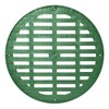 Storm Drain FSD-3017-G20B 20-in. Round Flat Green Grate for Catch
