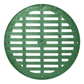 Storm Drain FSD-3017-G20B 20-in. Round Flat Green Grate for Catch Basin