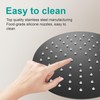 AULEEND All Metal Rain Shower Head - Heavy Duty Stainless
