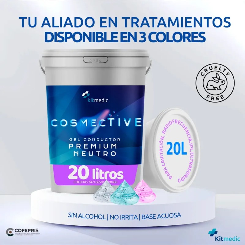 Gel para cuerpo Kitmedicsa Gel Conductor Gel Conductor Neutro en