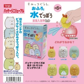Targa Sumikko Gurashi Gourashi Carbonated Bather Set, Furry Scent (6 Pieces)