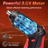 AFNZTME Cordless Power Screwdriver Electric Screwdriver Rechargeable Set, Battery Powered