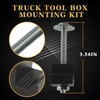 MCMMLDM Truck Tool Box Mounting Kit,J Hook Crossover Toolbox Clamps
