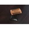 Ecowood® Peine para Barba y Bigote de Bambú con Funda
