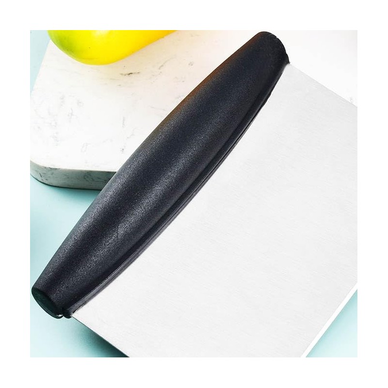 Stainless Steel Scraper & Chopper- Great as Dough Cutter for