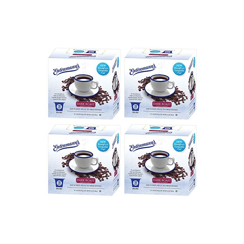 Entenmann's Single Serve Coffee, 4/18 count boxes (72 total) (Dark