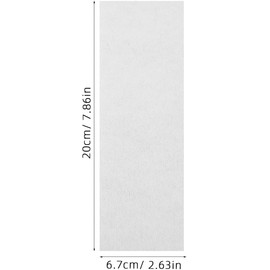 100 Tiras de Cera Desechables Rectangulares de Papel, para Depilación Facial y Corporal, Diseño de Arranque