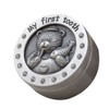 Kisangel Baby Tooth Box and Tooth Holder Metal Tooth Fairy