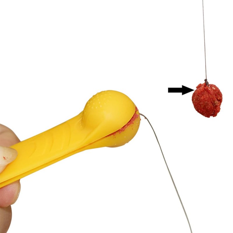 Tiardey 2 Pcs Portable Fishing Bait Ball Shaper Mold for