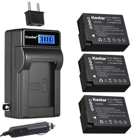 Kastar 3-Pack BP-51 Battery and LCD AC Charger Compatible with Sigma BP-51 BP51 Battery, Sigma dp1 Quattro, dp2 Quattro, dp3 Quattro, Sigma fp Digital Camera