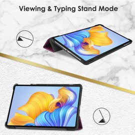 VOVIPO Slim Stand Case for Honor Pad 8 12 Inch Tablet, Slim Lightweight Protective Cover for Honor Pad 8 12 Inch Purple