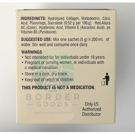 GELASIMI Forte Collagen Powder Supplement with Hyaluronic Acid & Biotin – 15 Sachets (5g Each) – by Eternal Secret