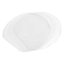 PATIKIL Table Tennis Racket Rubber Protection Film, 10 Pack Adhesive Ping Pong Paddle Protect Film Accessory, Clear