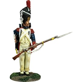 W. Britain Napoleonic French 36191 French Imperial Guard Reaching for Cartridge 1:30 Scale Metal